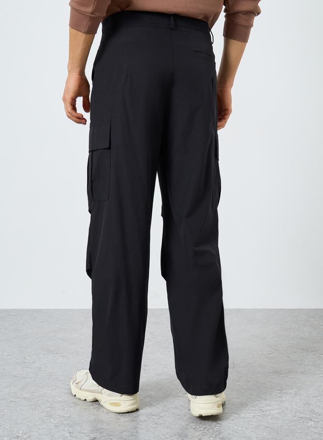 Styli Men Oversized Straight Leg Streetwear Cargo Pants - Image 4